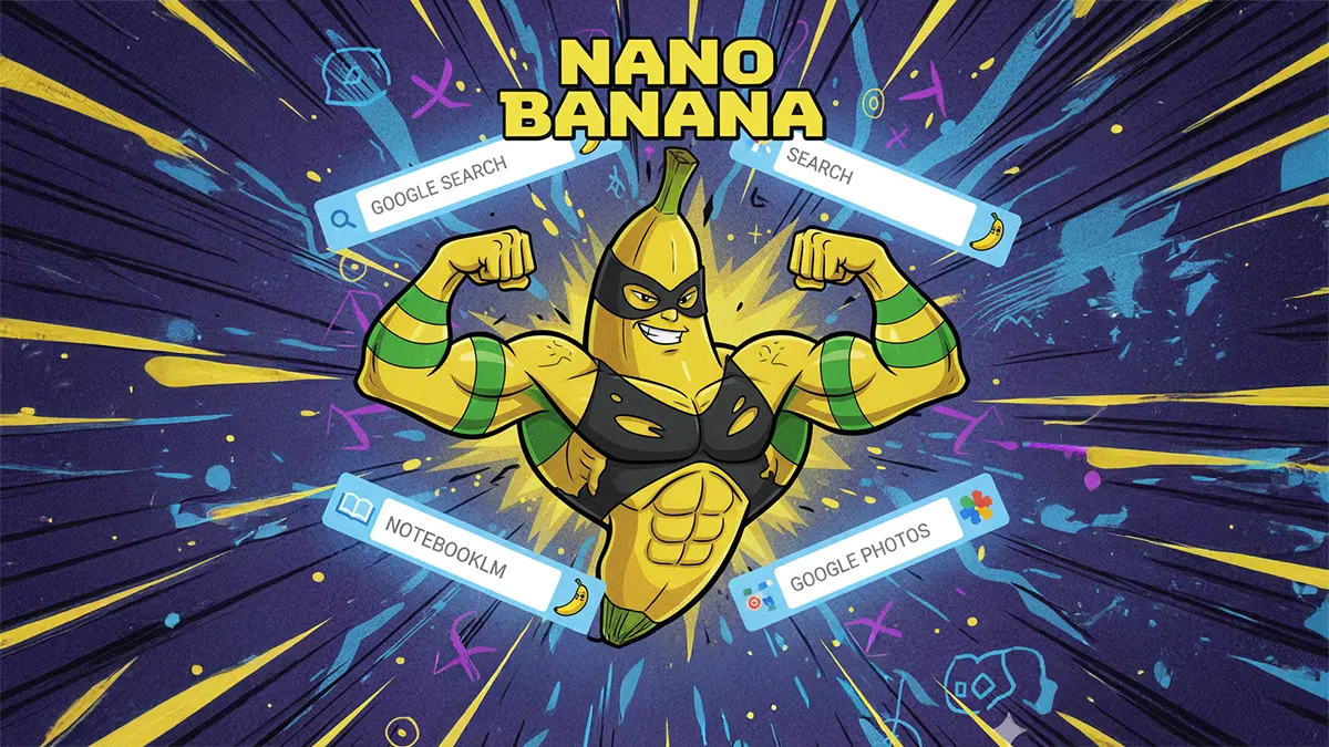 Eine Banana erobert viele Google Dienste